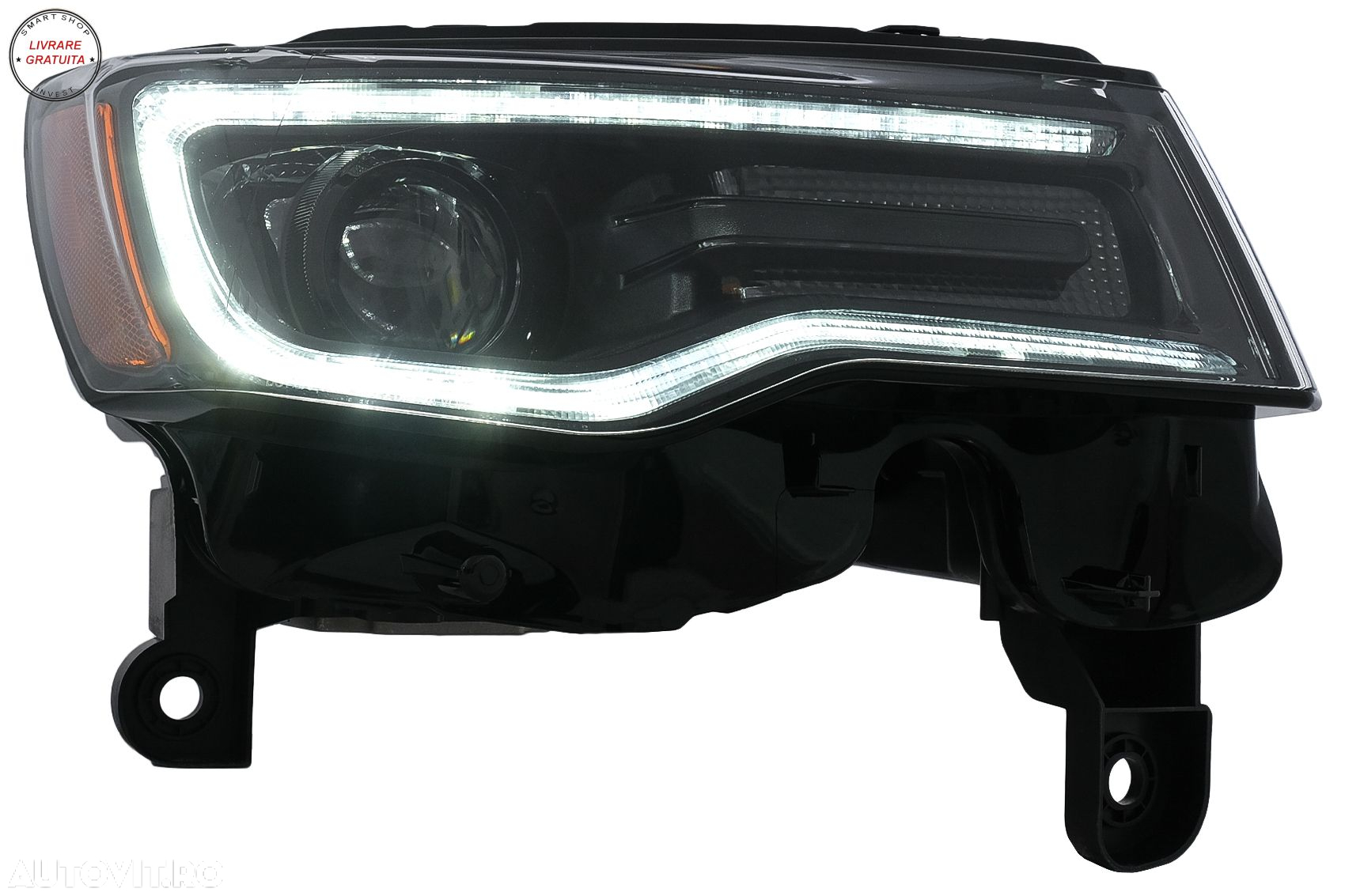 Faruri LED Jeep Grand Cherokee IV WK2 Facelift (2014-2020) Semnal Dinamic- livrare gratuita - 17