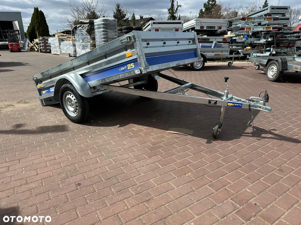 Inny Przyczepa VESTA LIGHT 25 251x135x37 cm WYSOKIE BURTY spawana rama Kraków MOTOMUS - 8