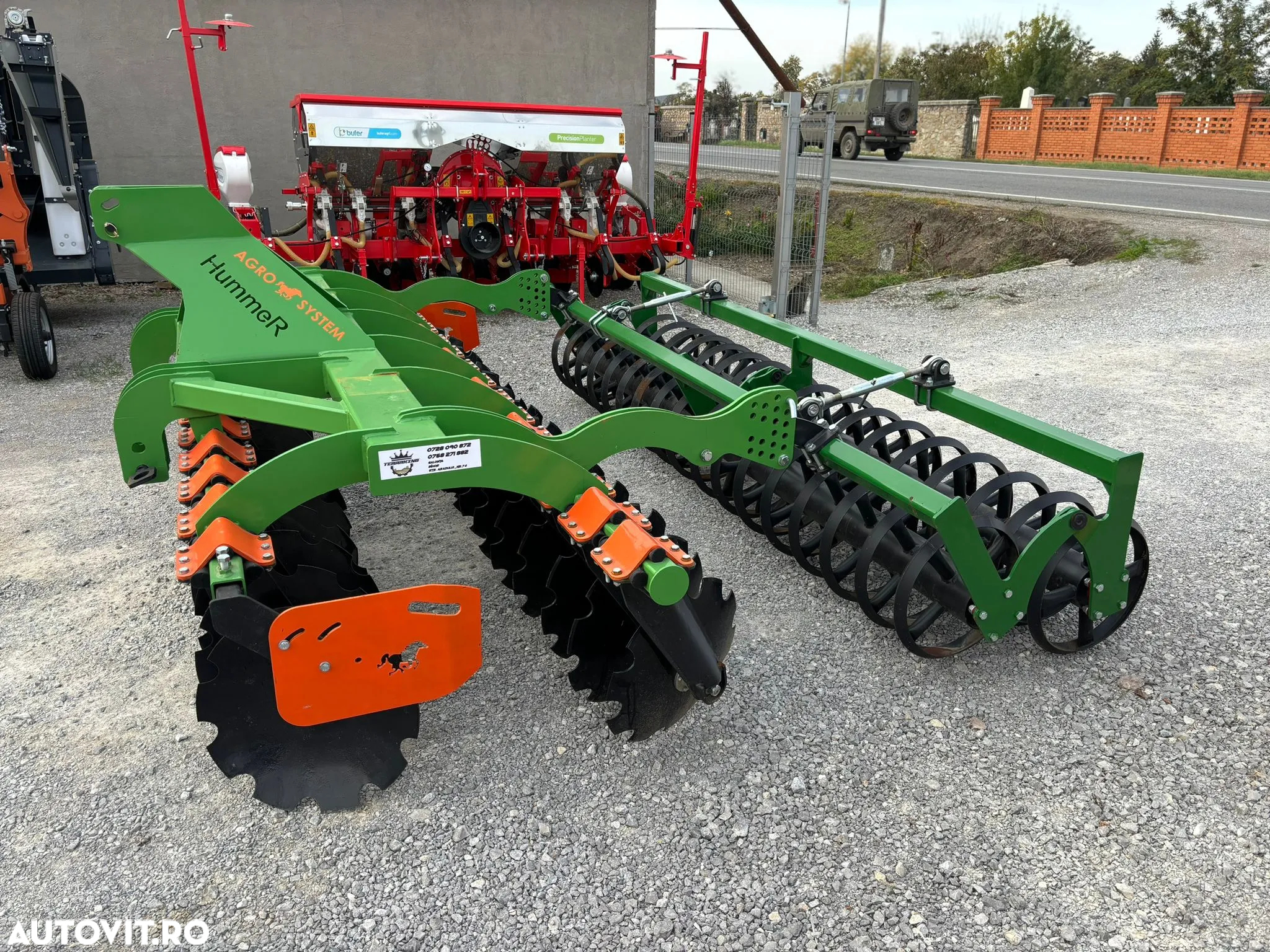 Terraking Disc HummeR profesional cu tăvălug vinclu tandem - 3