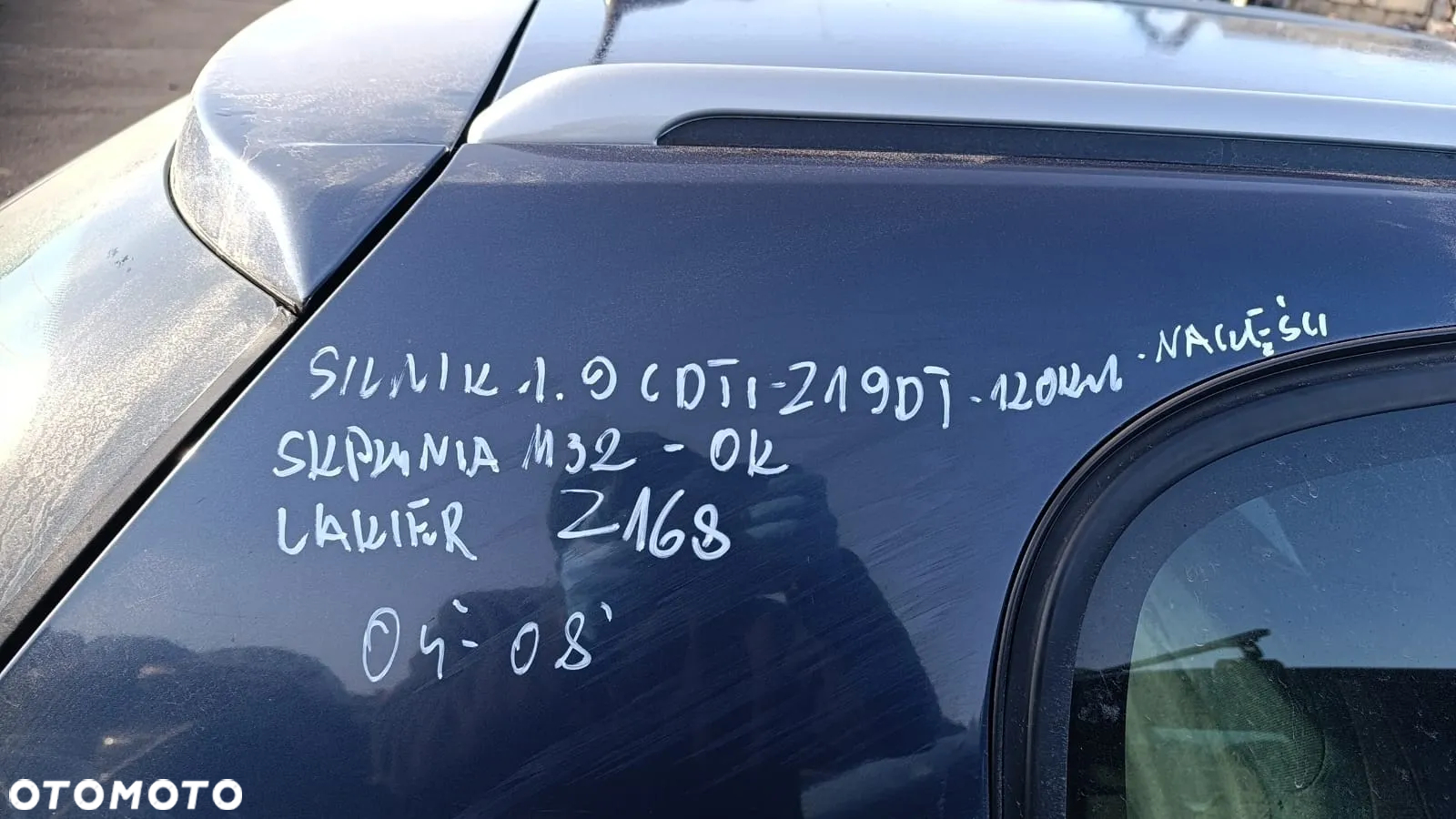 34260 opel signum silnik 1.9 CDTI Z19DT 120 km na części skrzynia M32 sprawna lakier Z168 - 10