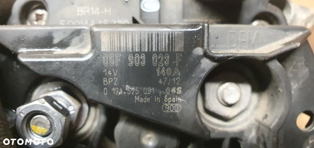 Alternator prądnica VW Caddy III Lift 06F903023F - 7