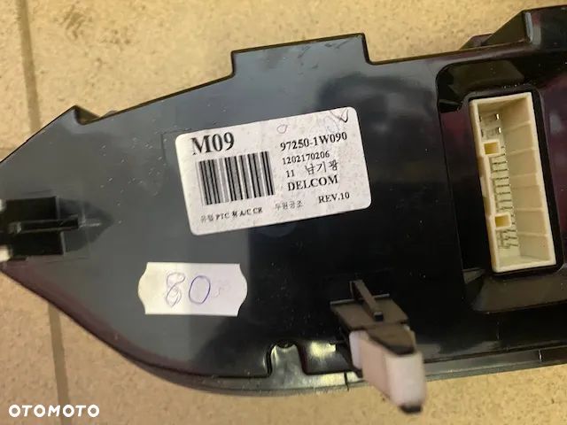 PANEL PRZEŁĄCZNIK KLIMATYZACJI KIA RIO III 97250-1W090 - 5