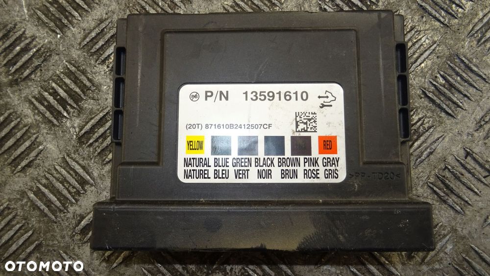 moduł sterownik komfortu opel astra iv j zafira c 13591610 europa - 1