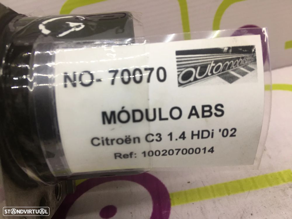 Módulo ABS CITROËN C3 I 1.4 HDi Ref. 10020700014 - NO. 70070 - 5