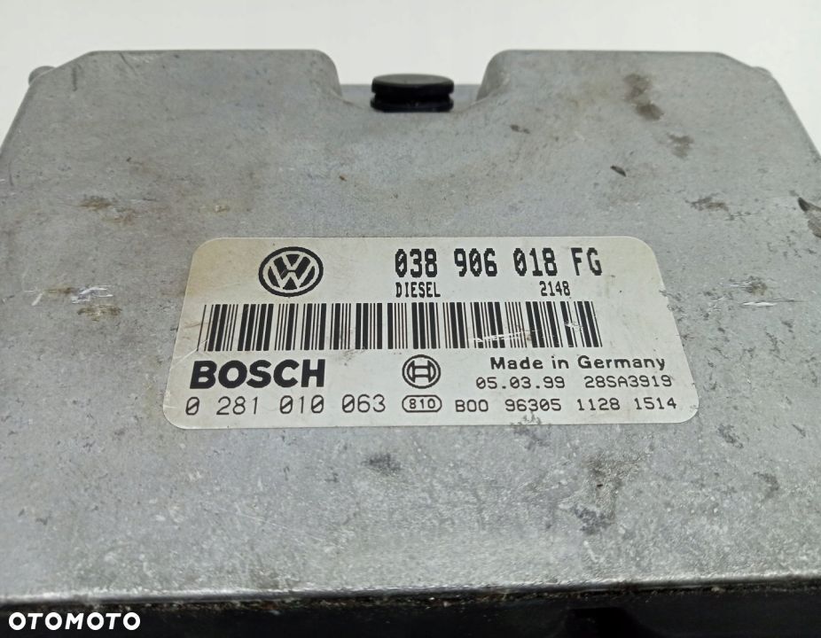 STEROWNIK SILNIKA PASSAT B5 1.9 TDI 038906018FG - 3