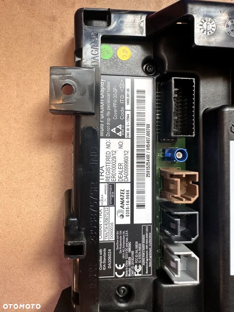 Radio, ekran, monitor, wyświetlacz Renault Captur I 280387575R 281151536R - 8