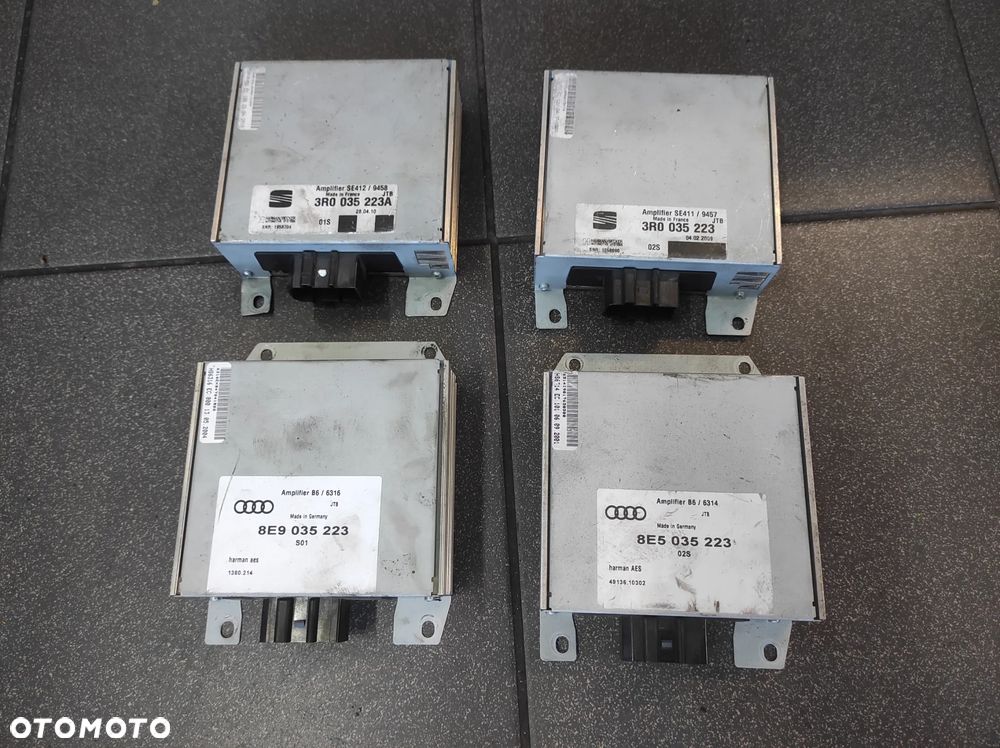 WZMACNIACZ RADIA AUDI A4 B6 B7 SEAT EXEO 8E9035223 8E5035223 3R0035223 3R0035223A WYSYŁKA !!!!!! - 1
