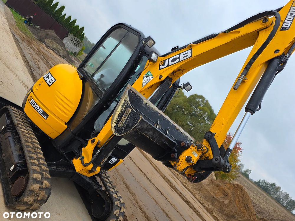 JCB JCB 8026 mini koparka 3 łyżki szybkozłącze 1 wł sprowadzona serwisowana idealna 8025 - 14