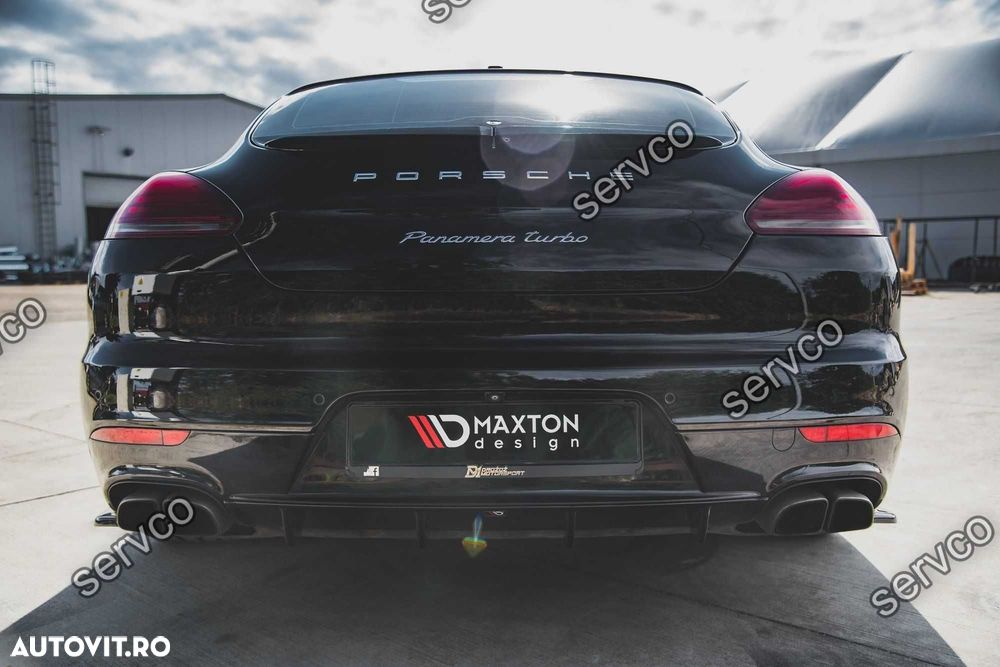 Difuzor bara spate Porsche Panamera Turbo 97013-16 v2 - Maxton Design - 2