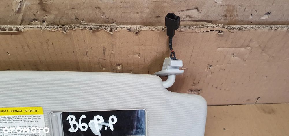 Osłona przeciwsłoneczna prawa pasażera VW Passat B6 3C0857552AB - 4