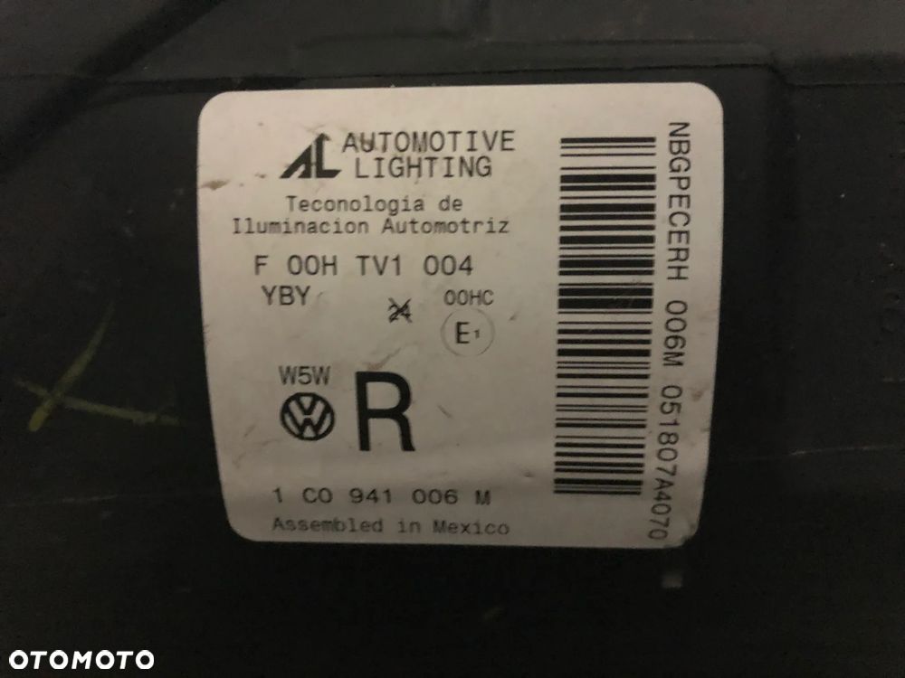 LAMPA LEWA PRWA VW NEW BEETLE 1CO LIFT 05-11R 1C0941005M 006M - 4