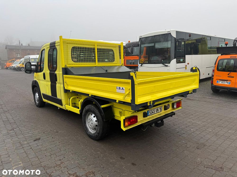 Fiat Ducato 2.3JTD Wywrotka Brygadówka Hak 3 Tony 7 Osobowa Klima Kiper I wł. - 14