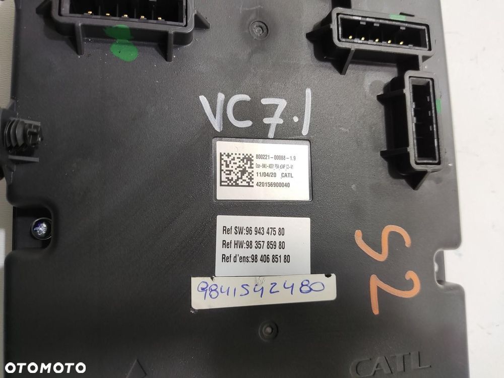 MODUŁ BATERII AKUMULATORA OPEL E-CORSA F 2019-2024 9841542480 9840685180 - 4
