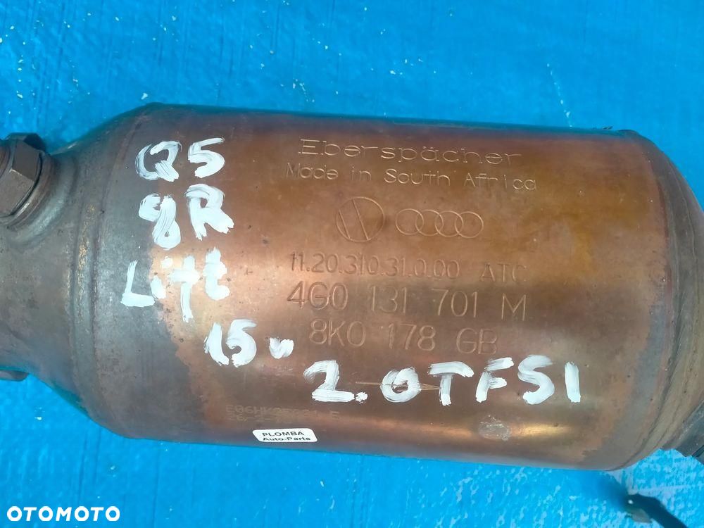 Audi Q5 8R LIFT 2.0 TFSI Katalizator Filtr 4G0131701M 07L906262S 06F906262P - 2