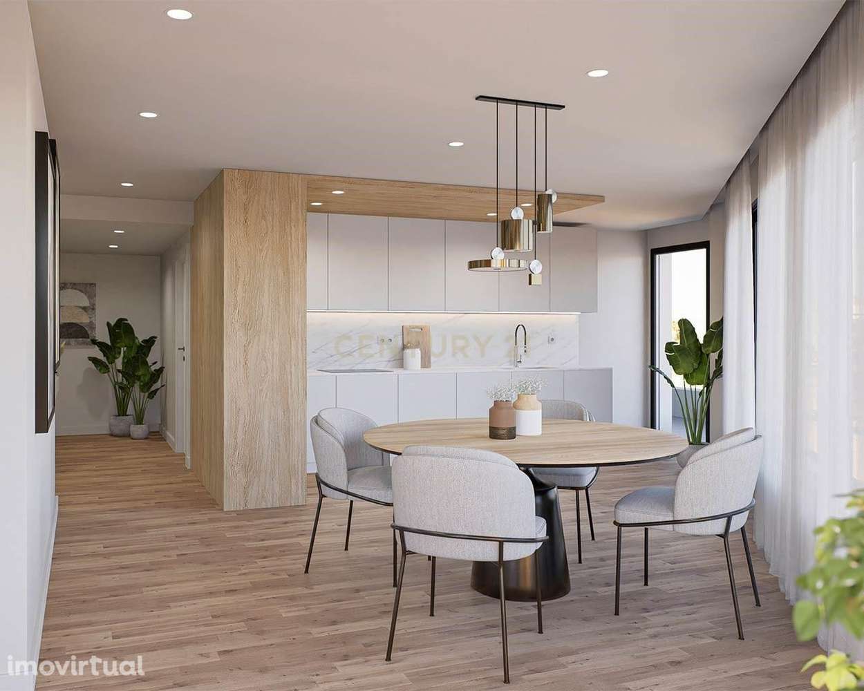 Apartamento T3 de luxo, com Piscina no rooftop, perto da praia - Grande imagem: 4/35