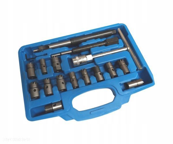 Zestaw frezów 17el. frezy do gniazd wtryskiwaczy - 3