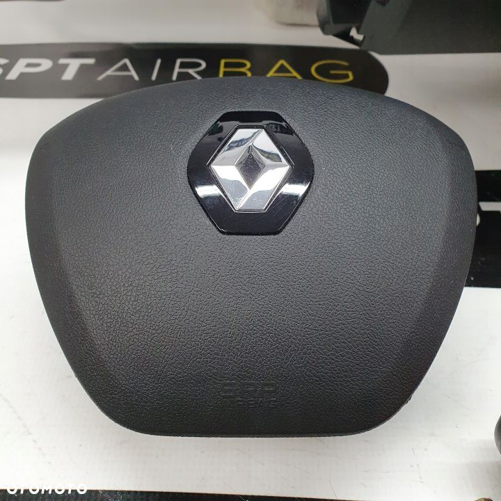 RENAULT CLIO IV 4 RS SPORT DESKA ROZDZIELCZA KONSOLA KOKPIT PULPIT PODUSZKI AIRBAG AIR BAG PASY KIT SET - 7