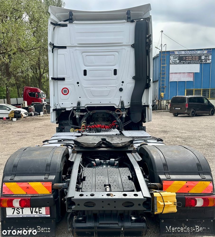 Mercedes-Benz ACTROS 1845 SPACE AUTOMAT RETARDER STANDKLIMA SPOJLERY WEBASTO LODÓWKA 2xALUTANK 700000km EURO 6 LOW DECK MEGA 2016 ŁADNY - 7