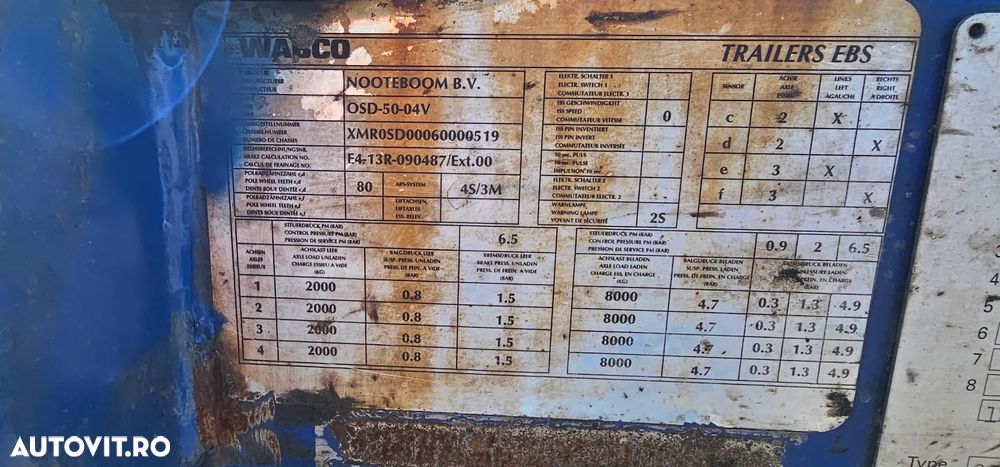 Nooteboom 4 axe Trailer extensibil - 6