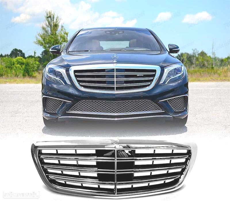 GRELHA FRONTAL MERCEDES CLASE S W222 14- LOOK AMG S63 - 1