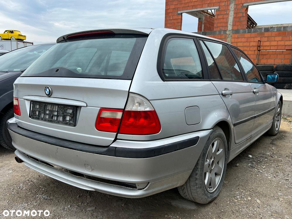 BMW E46 318i kombi (354/7 Titansilber metallic) części maska zderzak błotnik lampa klapa drzwi fotele silnik M52B20 - 6