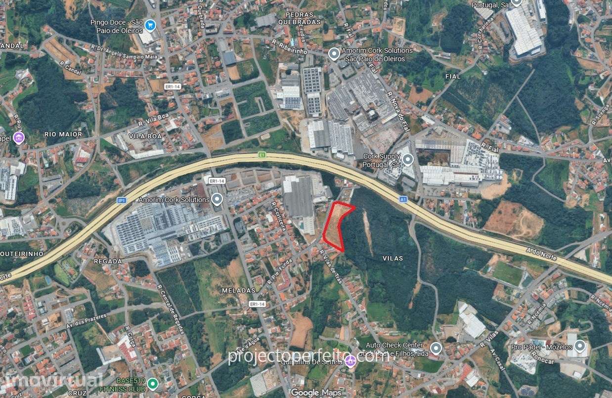 Lote Industrial  Venda em Mozelos,Santa Maria da Feira - Grande imagem: 3/8