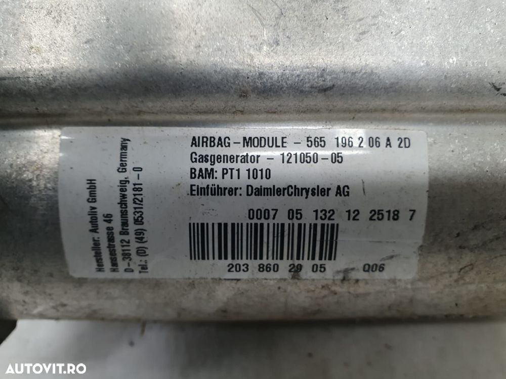 Airbag pasager 565196206a Mercedes-Benz C-Class W203  [din 2000 pana - 2