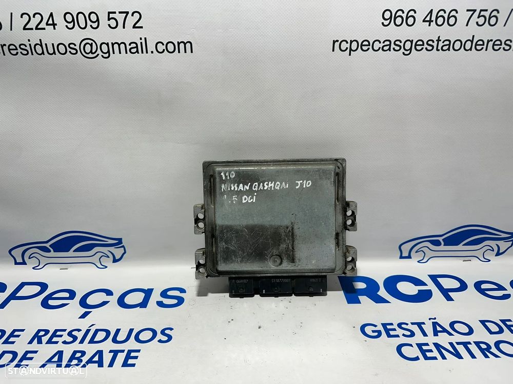 .Centralina Motor Original Siemens Nissan Qashqai J10 1.5 dCi K9k282 K9K292 23710JD54D S180033104 2006 - 2014 - 4