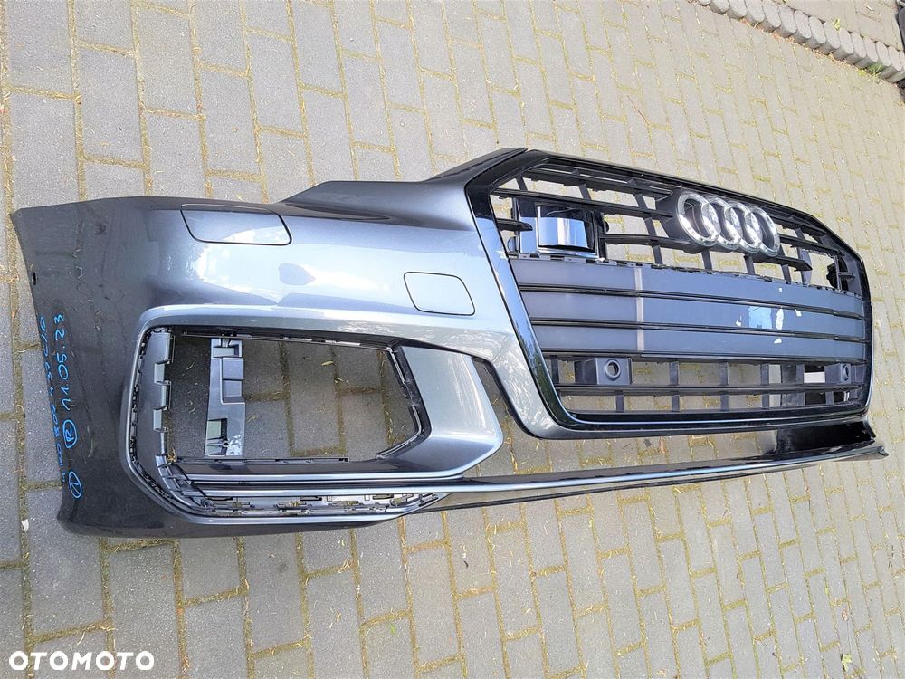 audi a6 c8 s-line zderzak przód grill 4k0807437c - 2