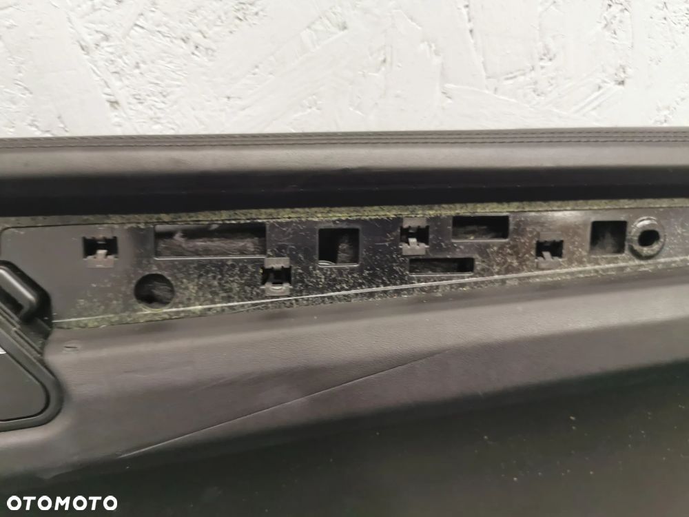 Porsche Macan 95B fotele kanapa tapicerki komplet czarna skóra - 15