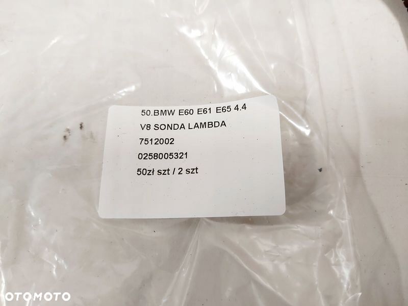bmw e60 e61 e65 4.4 v8 sonda lambda 7512002 0258005321 - 5