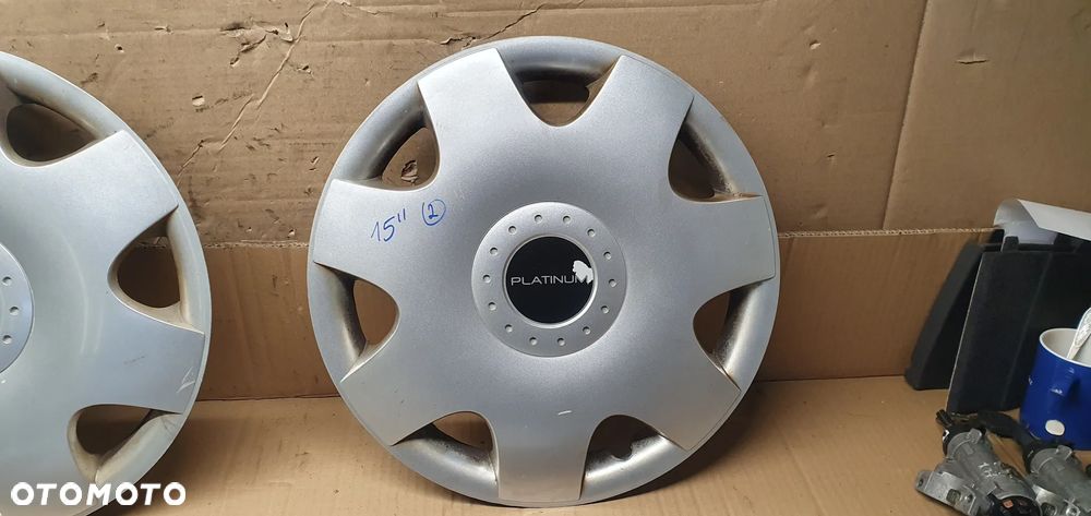 Dekielki kołpaki kapsle 15" Platinum - 5