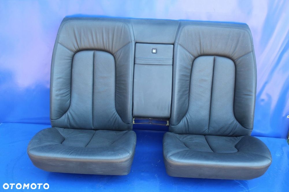 Fotele komplet  kanapa czarne perforowane Mercedes W215 C215 CL CL500 Lift - 14
