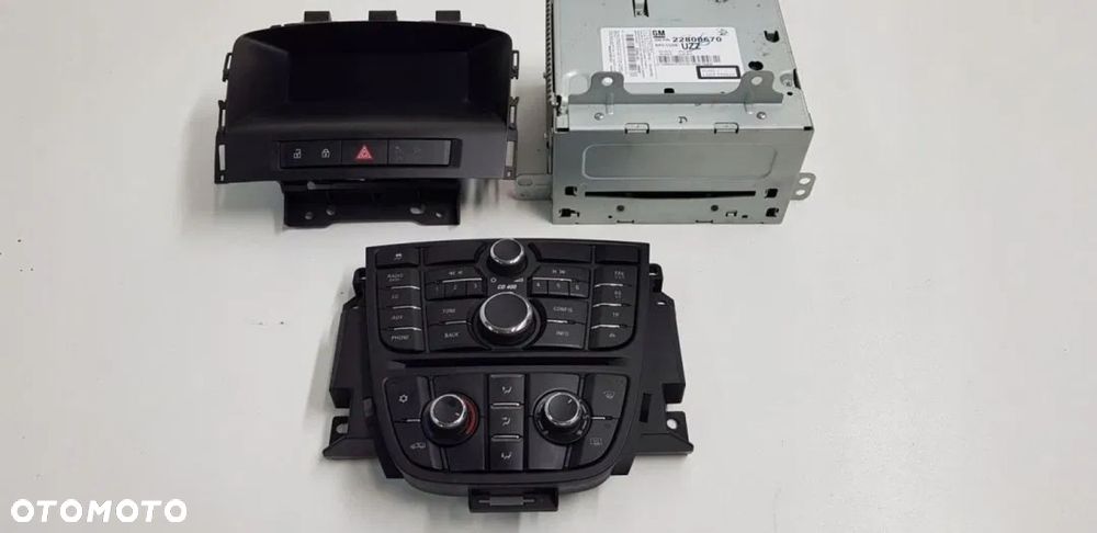RADIO CD 400 UZZ PANEL WYŚWIETLACZ OPEL ASTRA IV J - 1