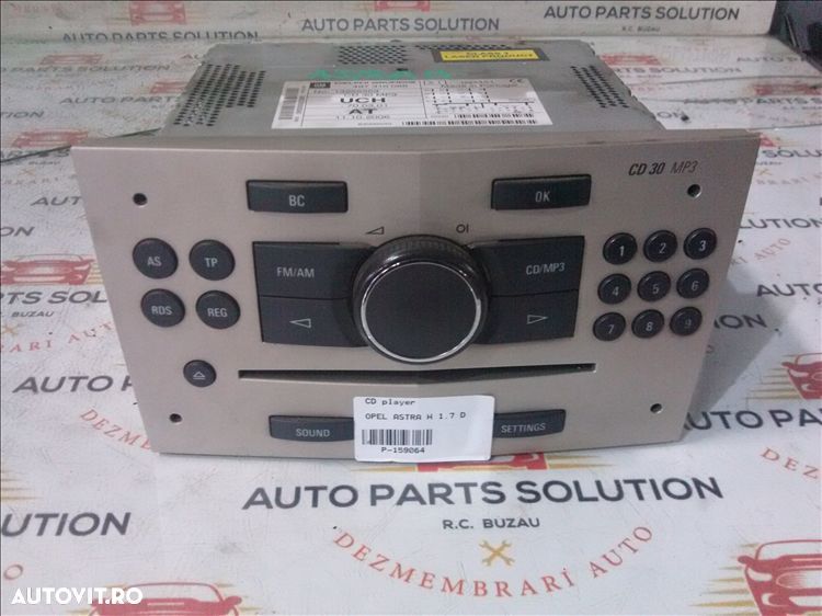 cd player opel astra h 1.7 d - 1