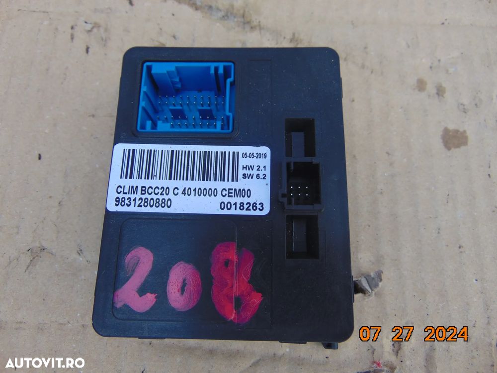 Modul clima Peugeot 208 dupa 2019 Opel corsa f cod 9831280880 - 2