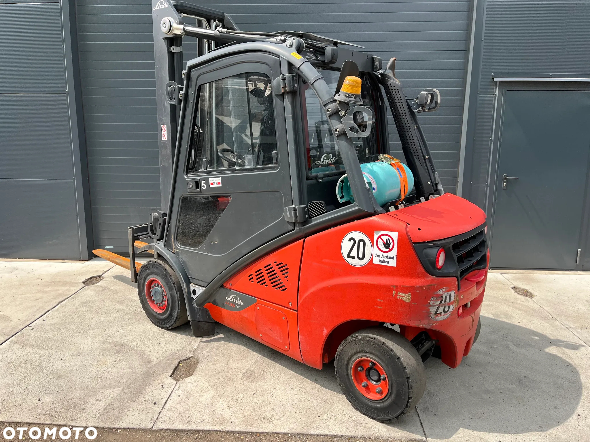 Linde H35-T Gaz LPG TRIPLEX kabina przesuw boczny  oświetlenie drogowe - 16