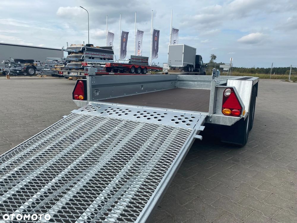 Brenderup Dostawa przyczepa koparkowa budowlanka z trapem 260x126x25cm DMC2600kg MOCNA I SOLIDNA pod minikoparkę - 7