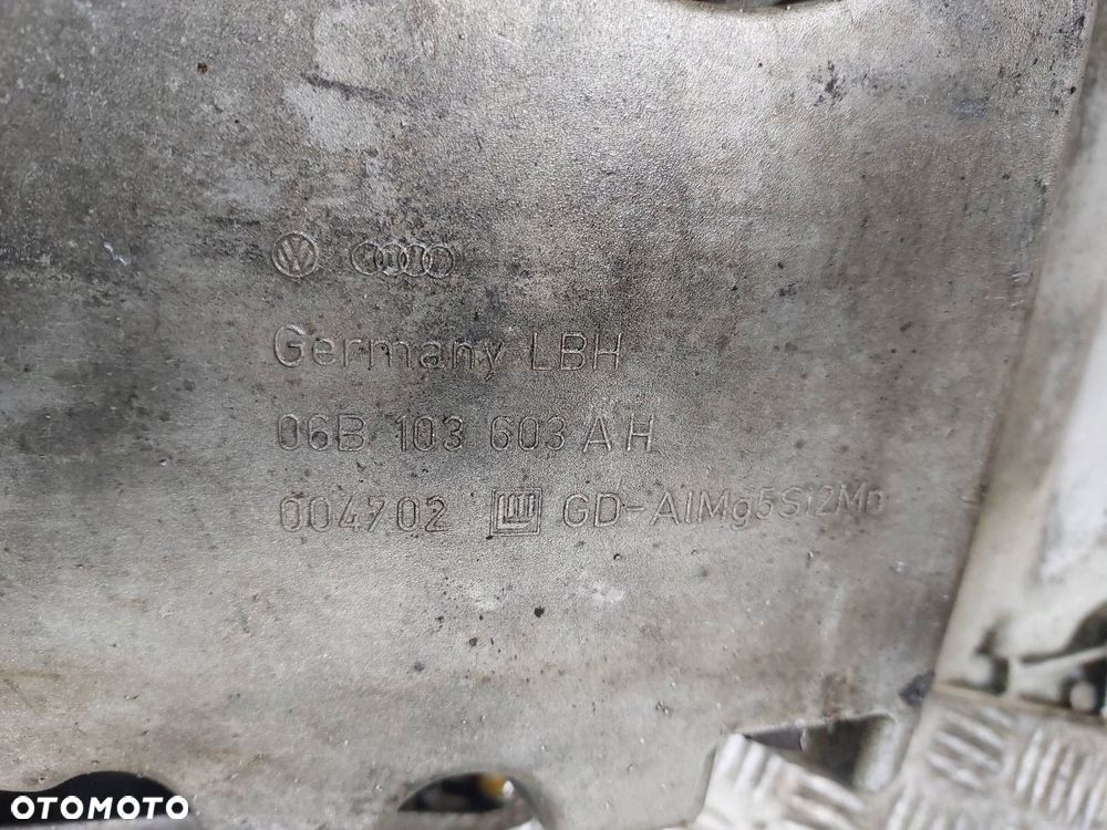 MISA MISKA OLEJOWA + ŁAPA SILNIKA AUDI A4 B6 2.0 20V ALT 06B103603AH - 7