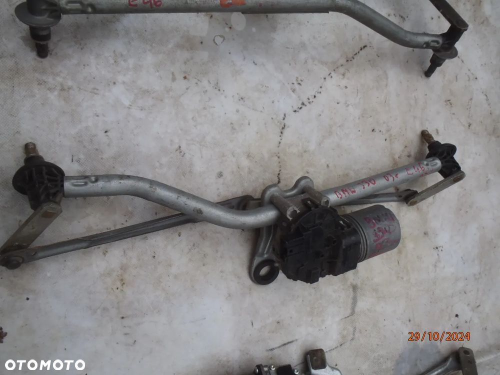 mechanizm ramiona cięgna cięgno trzpień frez wycieraczek silniczek  BMW 3 E90 E91 E92 E93 e46 e46 lift ORYGINAL JAK NOWY nie wypracowane - 2