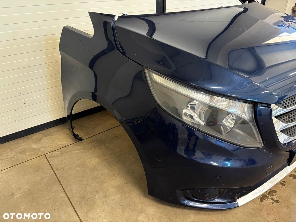 KOMPLETNY PRZÓD MERCEDES VITO W447 MASKA BŁOTNIK LAMPY CHŁODNICE - 2