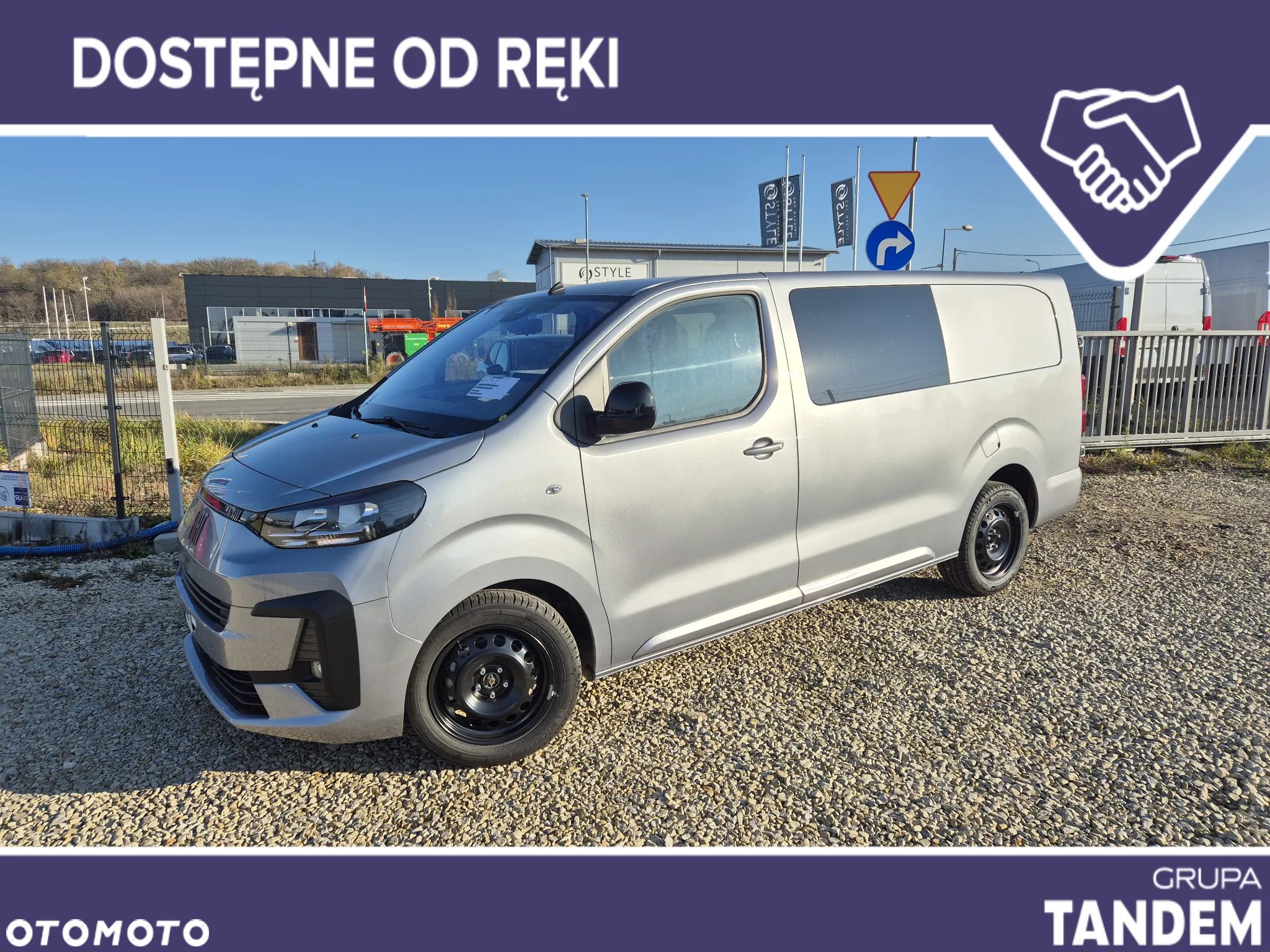 Fiat Nowe Scudo Furgon Brygadowy 6 miejsc Maxi 2.0 MJ 144 KM S&S EAT8 - 1