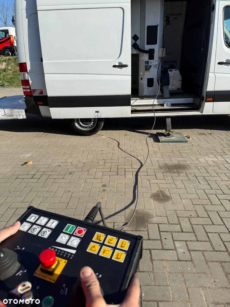 Mercedes-Benz Podnośnik Koszowy Palfinger P140V Zwyżka 14 metrów Pilot ! UDT Dmc 3500kg Kat b Jak Wumag Ruthmann Multitel - 21