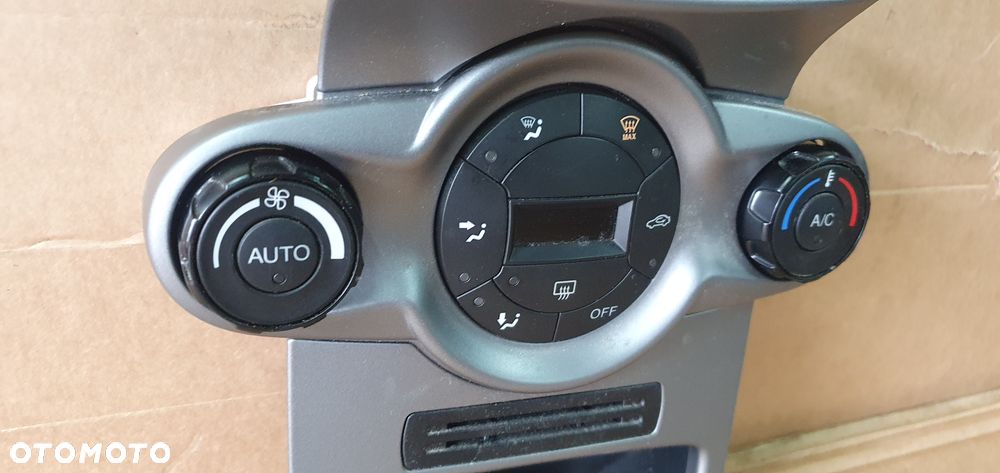 Panel nawiewu klimatyzacji klimy dekor półka tunelu Ford Fiesta MK7 8A6T-18C612-AG - 4