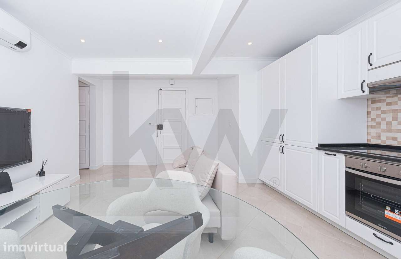 Apartamento T1 para arrendamento, mobilado e equipado, em prédio com e - Grande imagem: 5/24