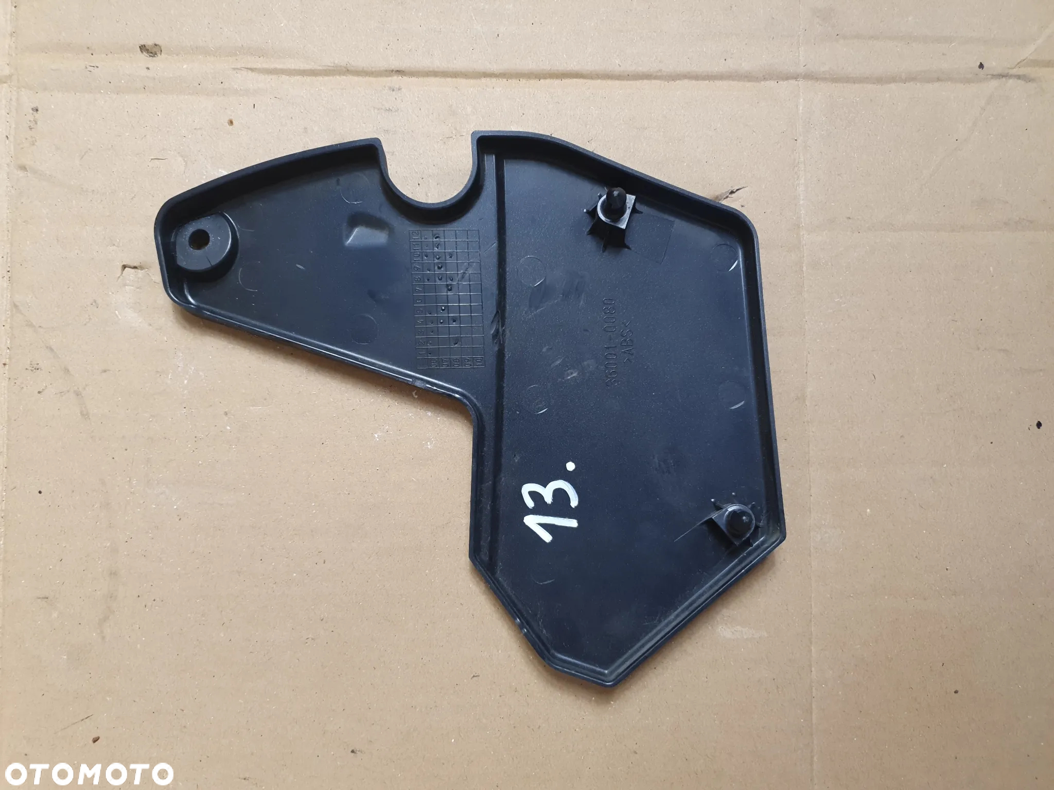 } Kawasaki ZZR 1400 2010-2014 Osłona Owiewka Akumulatora 36001 0080 - 2