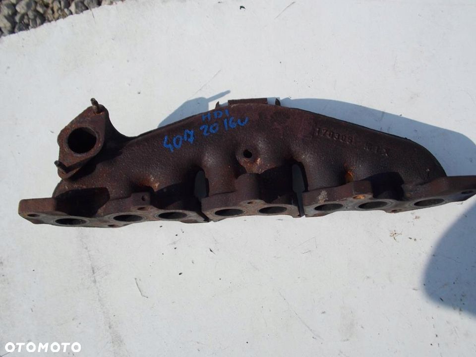 kolektor wydechowy peugeot 407 2.0 hdi 9647144580 - 1