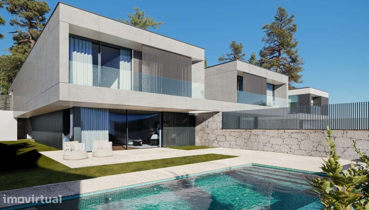 Moradia V3+1 com jardim e piscina em Guimarães - Grande imagem: 2/22