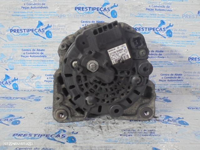 Alternador 231008386R F000BL0457 DACIA LOGAN 2 MCV FASE 1 2013 1.2I 75CV 5P BRANCA BOSCH 14V 90A - 3