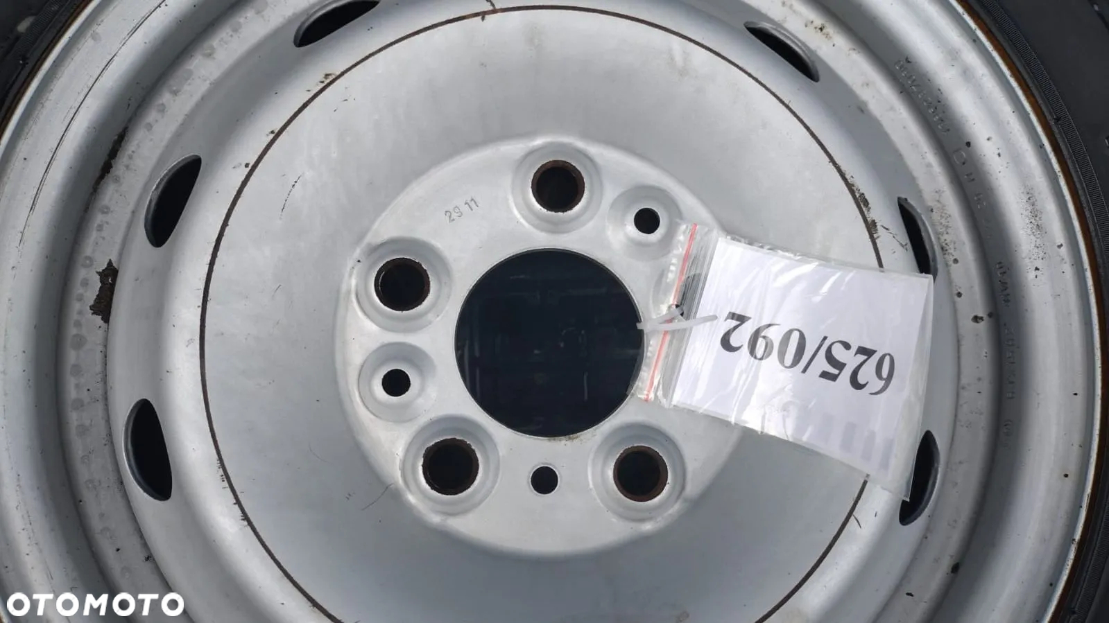 FELGA+OPANA KOŁO ZAPASOWE DUCATO JUMPER BOXER MOVANO 06- NO 625/092 - 2